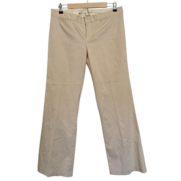 Laundry By Shelli Segal Pants - Laundry by Shelli Segal Pants Womens Career Dress Pants Striped Cream SIZE 10